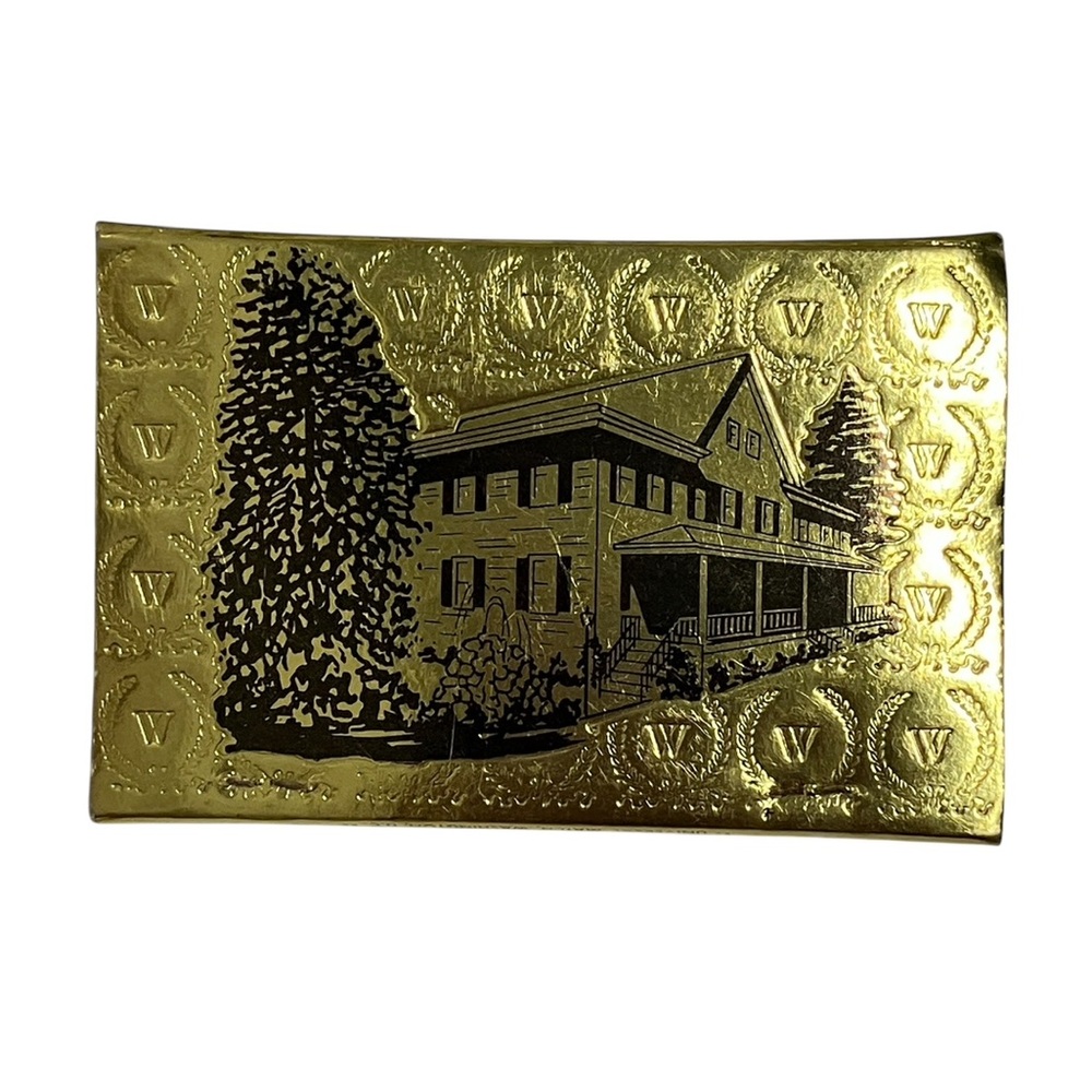 Tyson Wheeler Funeral Home Rockville MD Vintage Large Embossed Matchbook